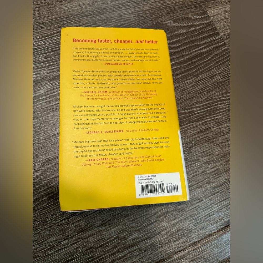 Faster Cheaper Better Book - Picture 2 of 5